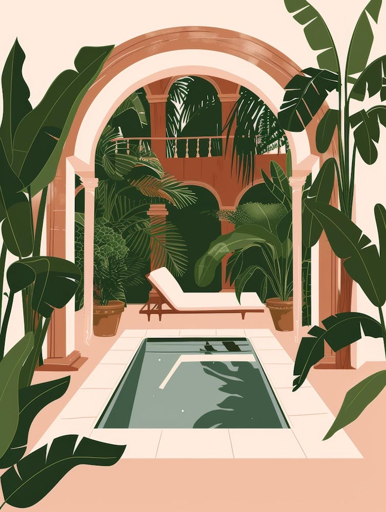 Pool In A Garden