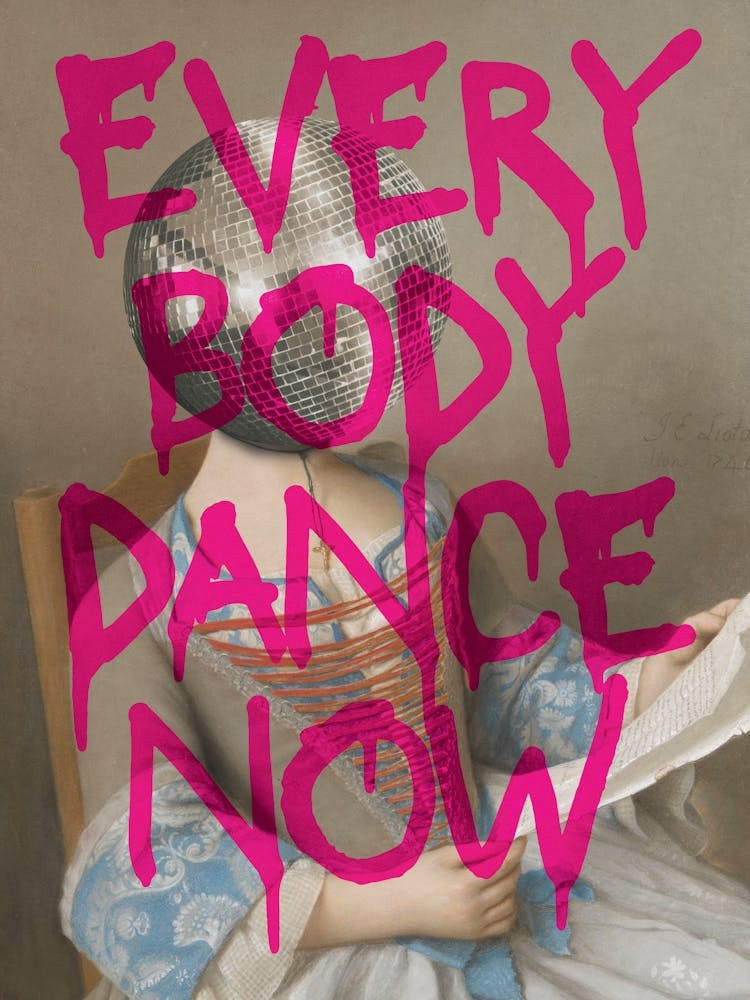 Everybody Dance Now - Funny Disco Print