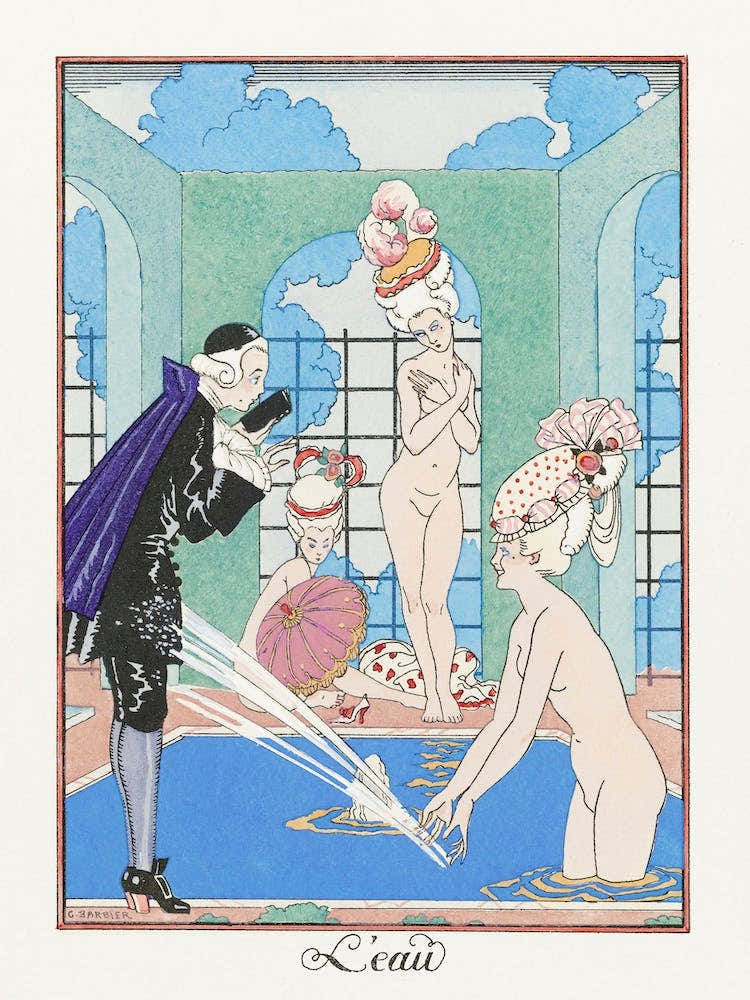 L Eau (1917–1920), George Barbier