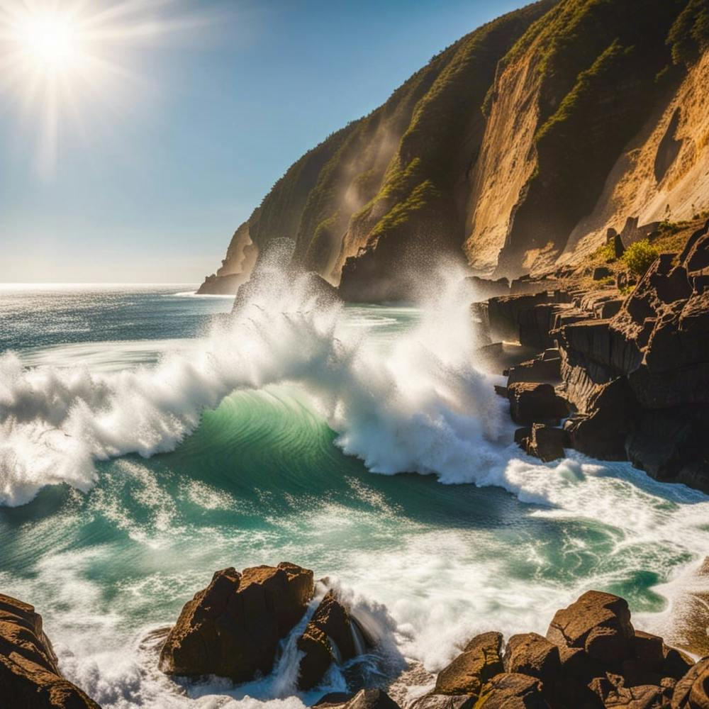 Cliffs And Waves