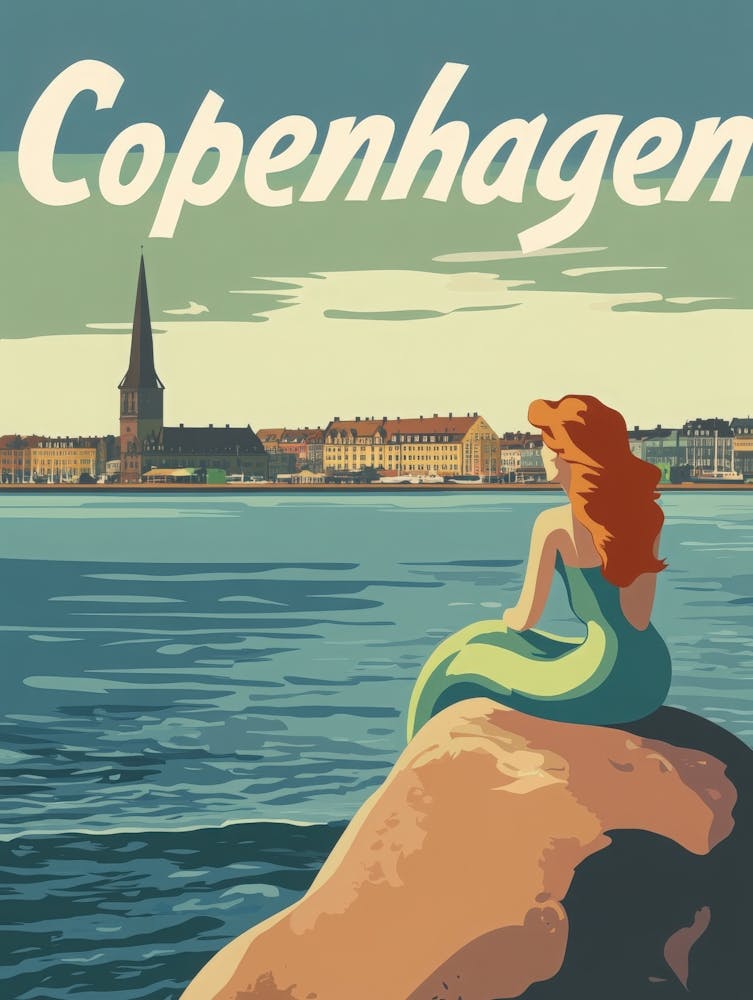 Aihrgdesign A Retro Travel Poster For Copenhagen Featuring Th 8a327d0a Bed3 43fd Aa53 E92c04390af2 0