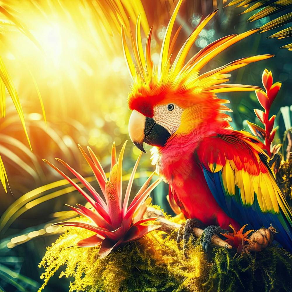 Tropical Parrot