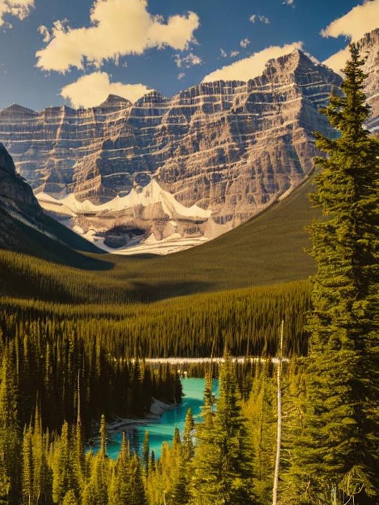 Banff National Park 2 Canada Vintage Poster