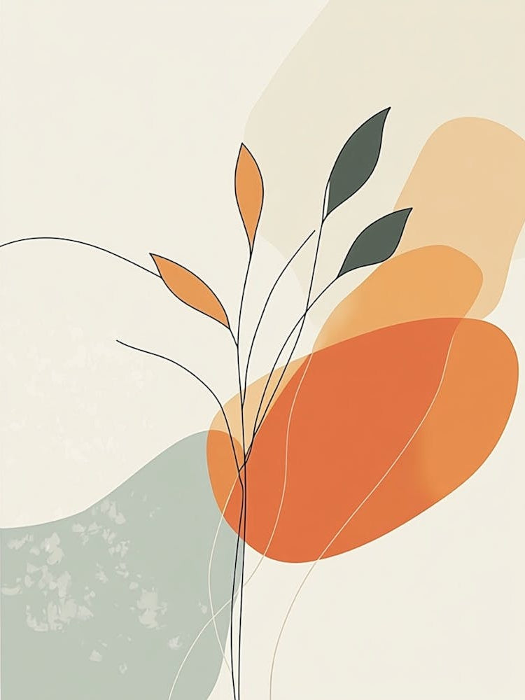 Abstract Flower Canvas Print 4