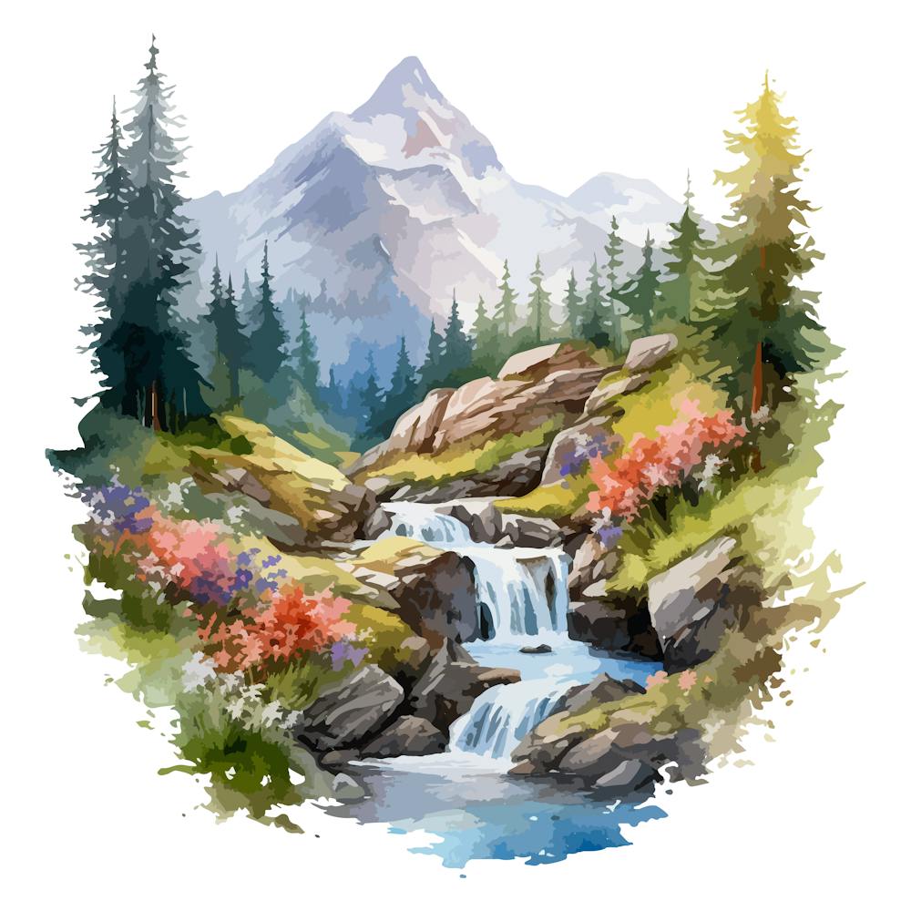 Watercolor Landscape 7