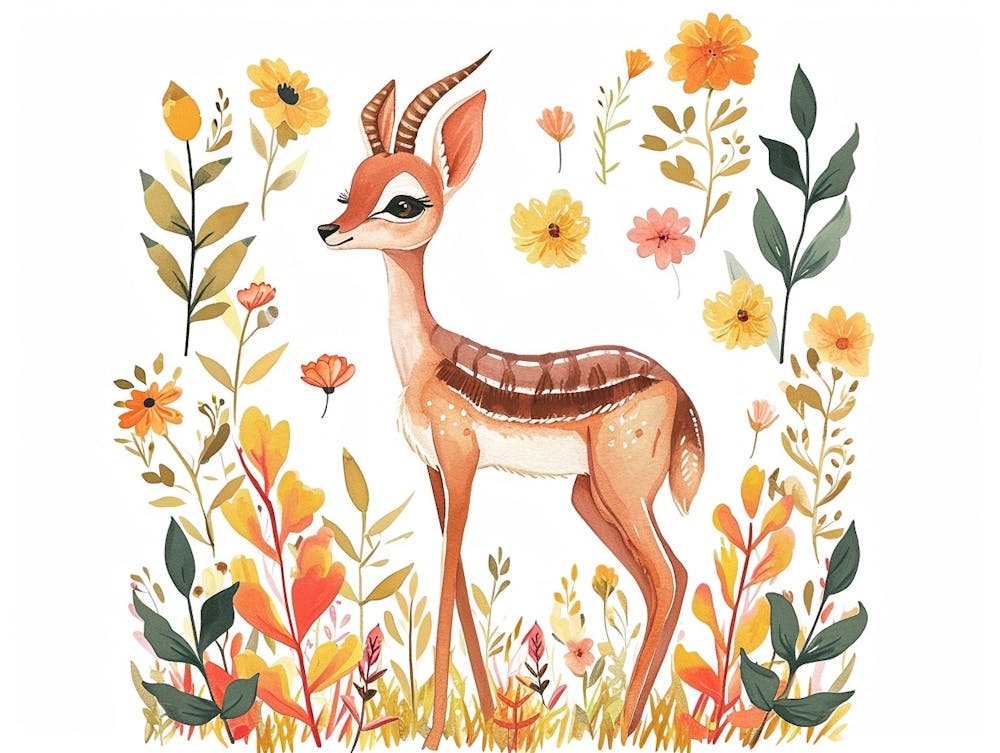 Little Floral Gazelle 2