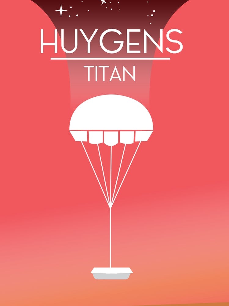 Huygens Titan Space Art