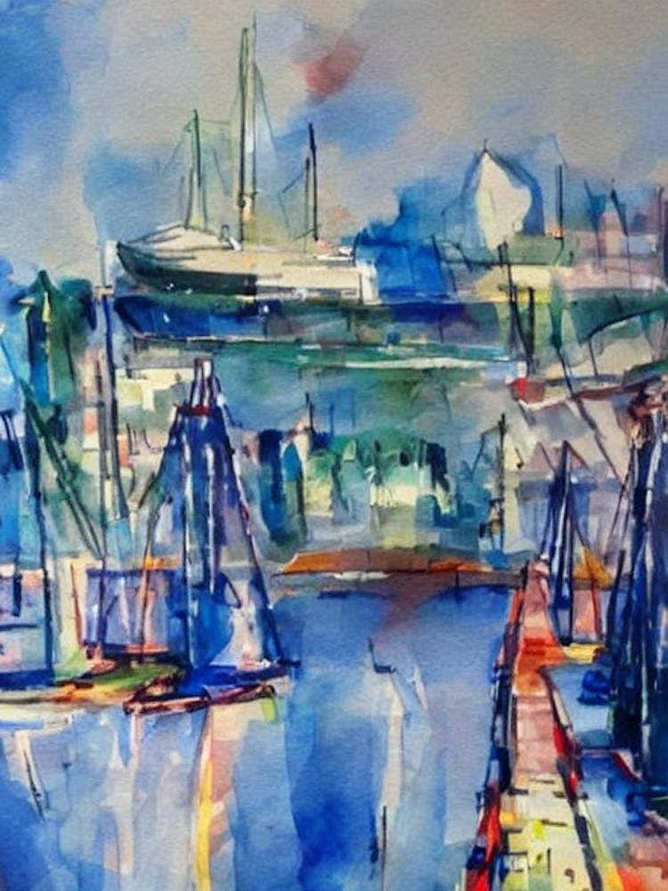 Port Of Glasgow United Kingdom Abstract Block harbour