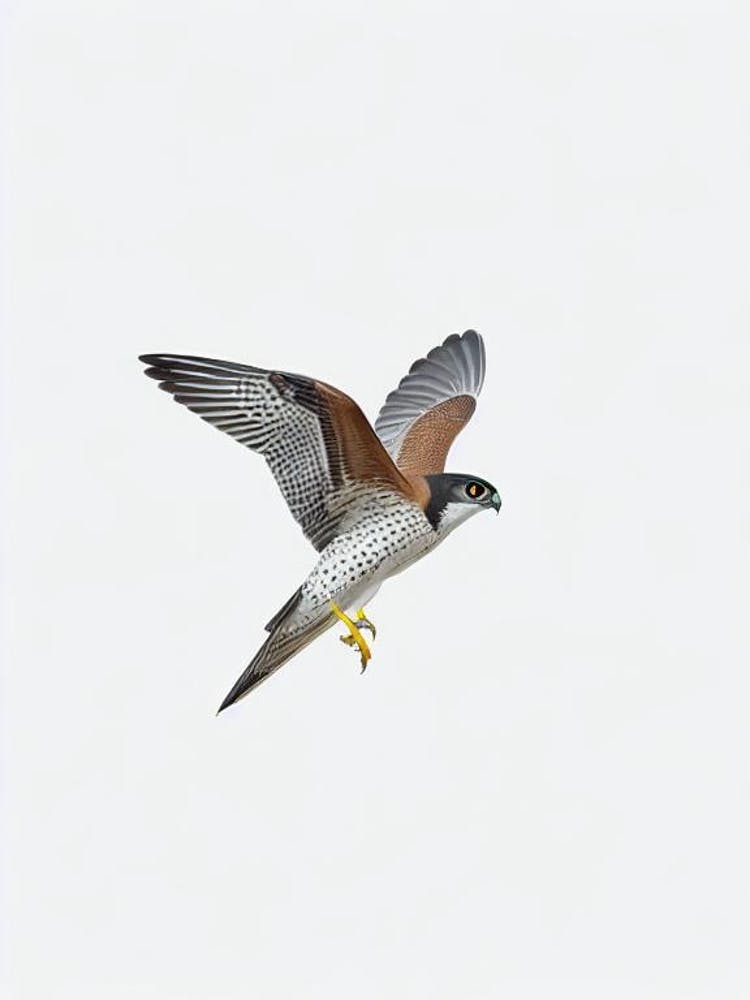 Eurasian Sparrowhawk B&W Pencil Drawing 1 Bird