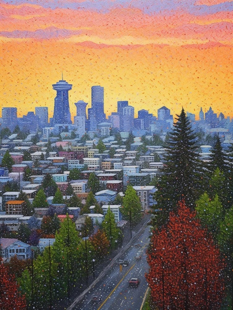 Vancouver Washington Pointillism 11