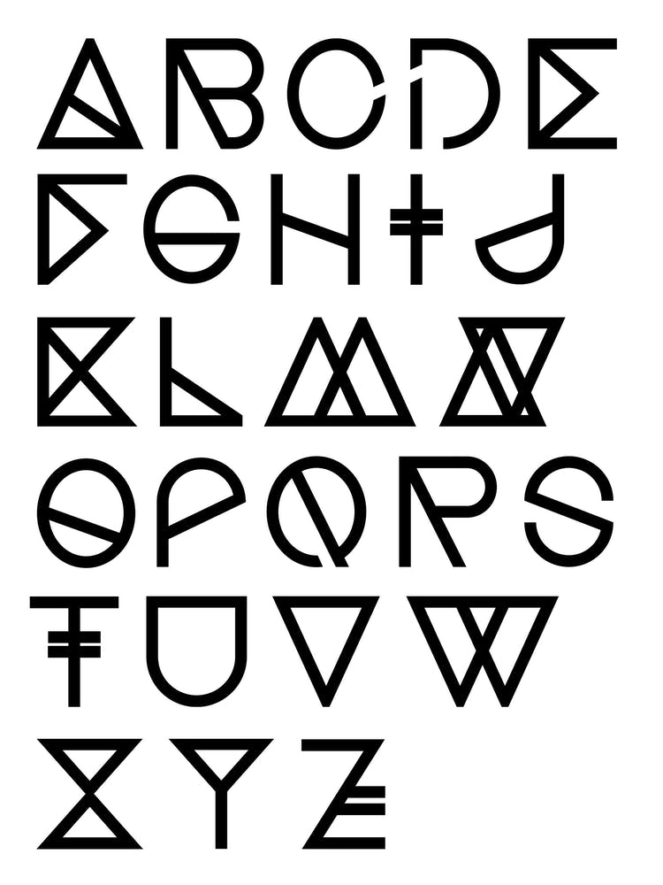 Geometrical Abc White