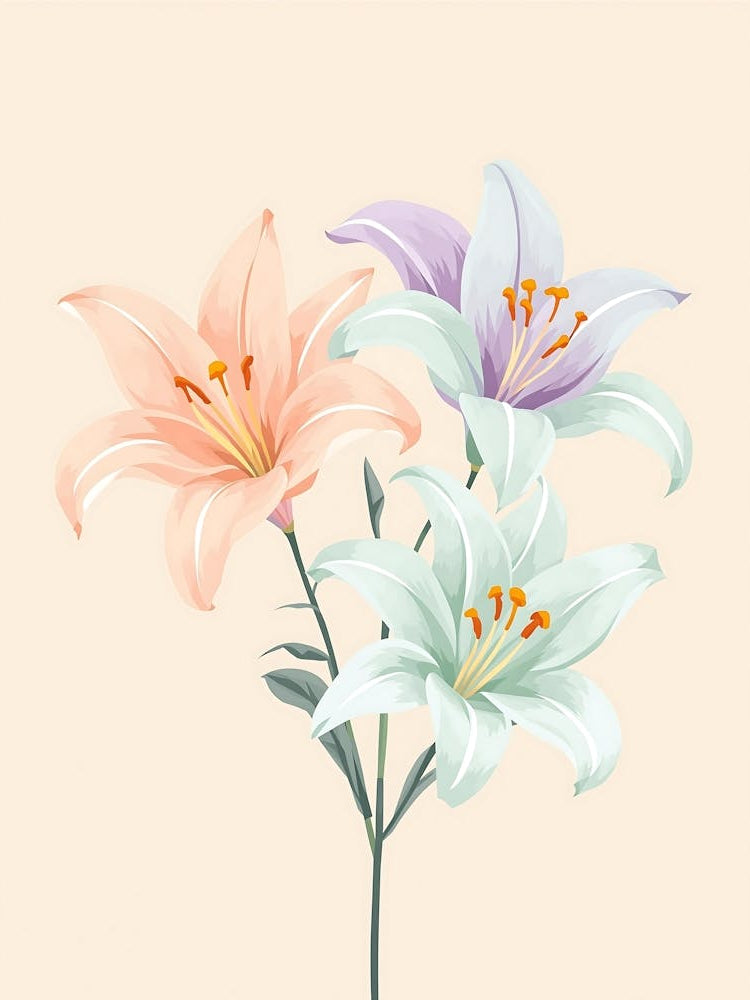 Dreamy Hand-Drawn Florals with a Soft Glow