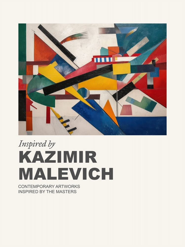 Museum Poster Inspired By Kazimir Malevich 3