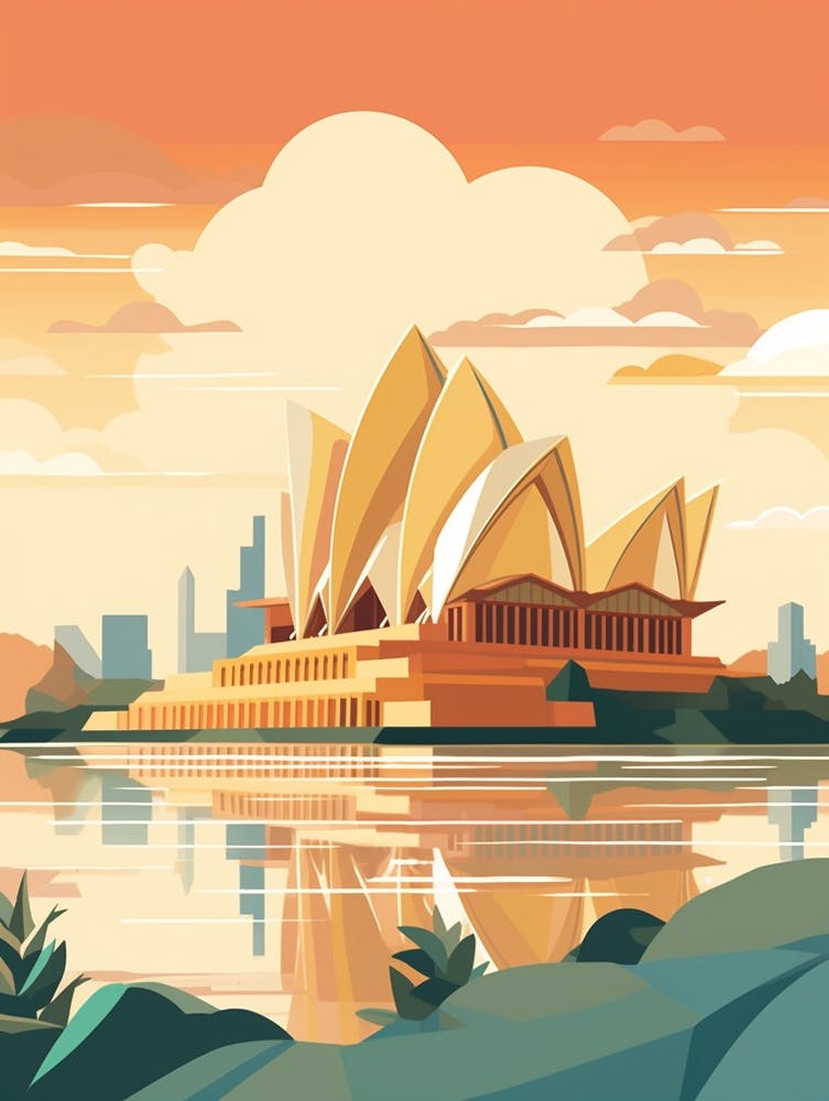 Australia 2 Travel Illustration