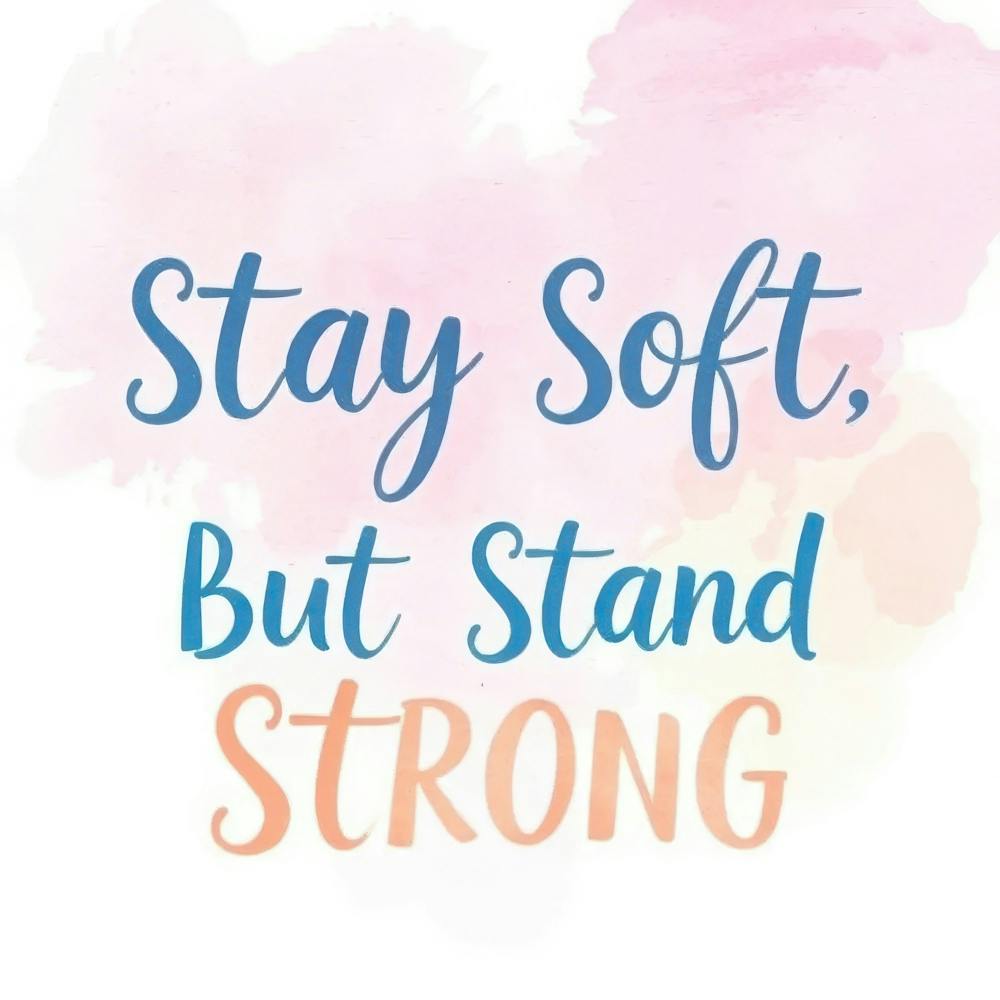 Stay Soft But Stand Strong