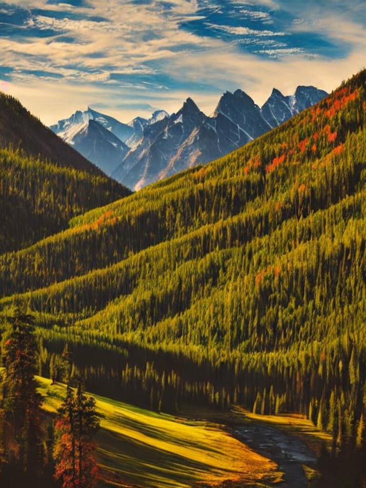 Pribaikalsky National Park Russia Vintage Poster