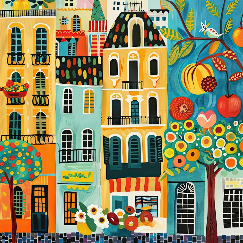 Kids Travel Illustration Madrid 3