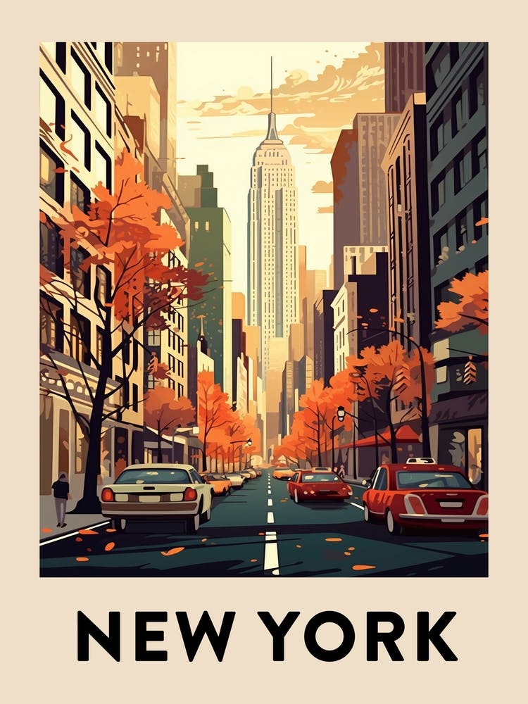 Vintage Travel Poster New York 7