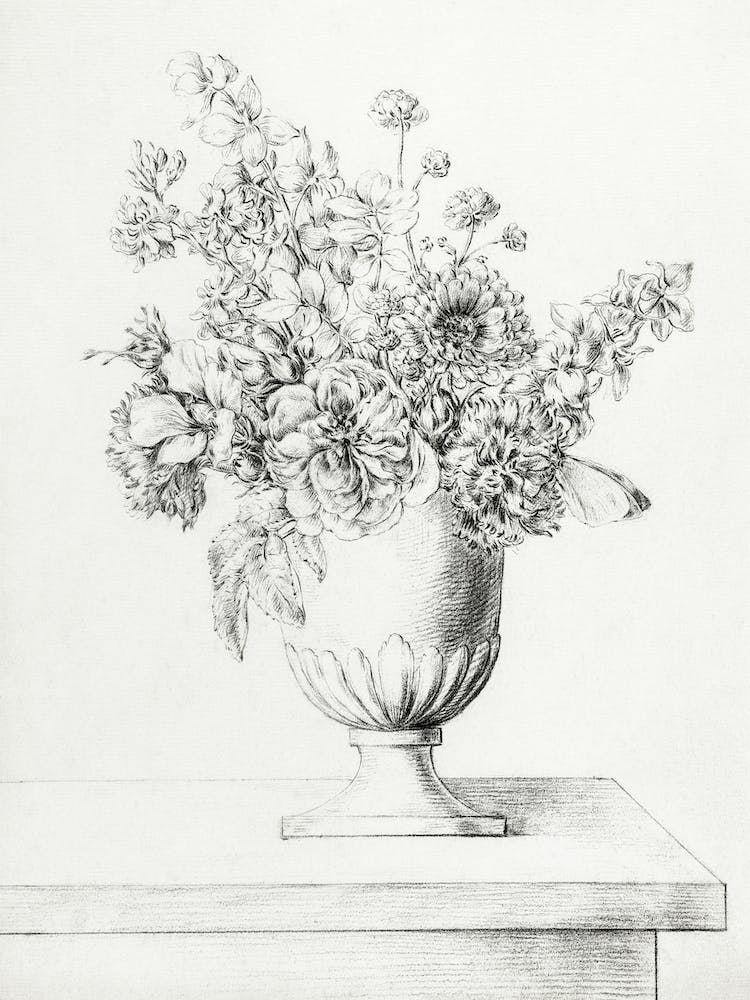 Flowers In A Vase 2, Jean Bernard