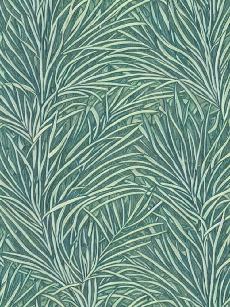 Longleaf Pine 2 tree Vintage Botanical