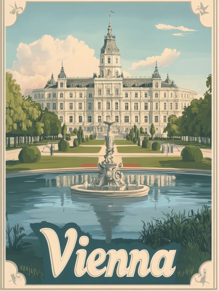 Aihrgdesign A Classic 1960s Travel Poster For Vienna Showcasi 98d95e41 6662 46bd 85c6 43ddedda8dfb 1