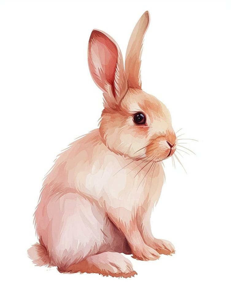 Satin Rabbit Kids Illustration 2