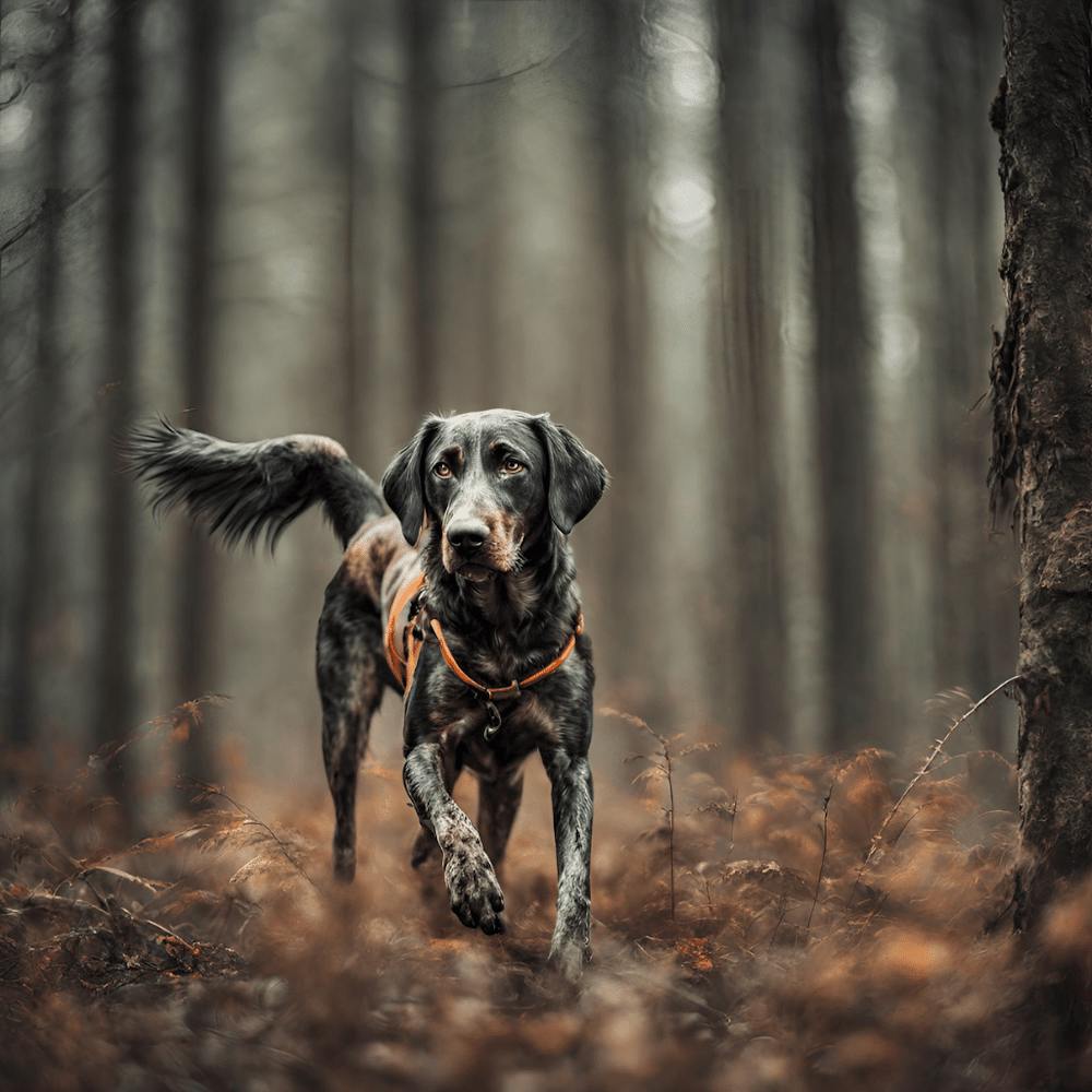 Dog In The Woods