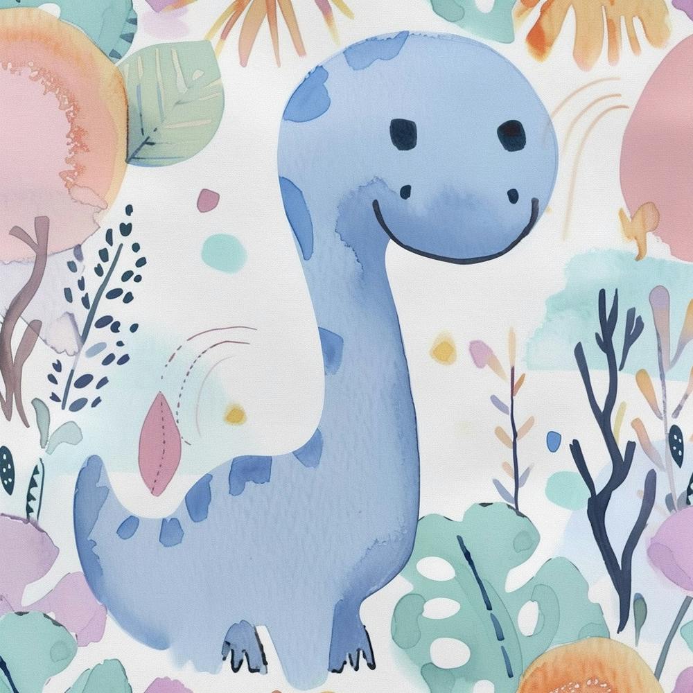 Cute Muted Pastel Maiasaura Dinosaur  3