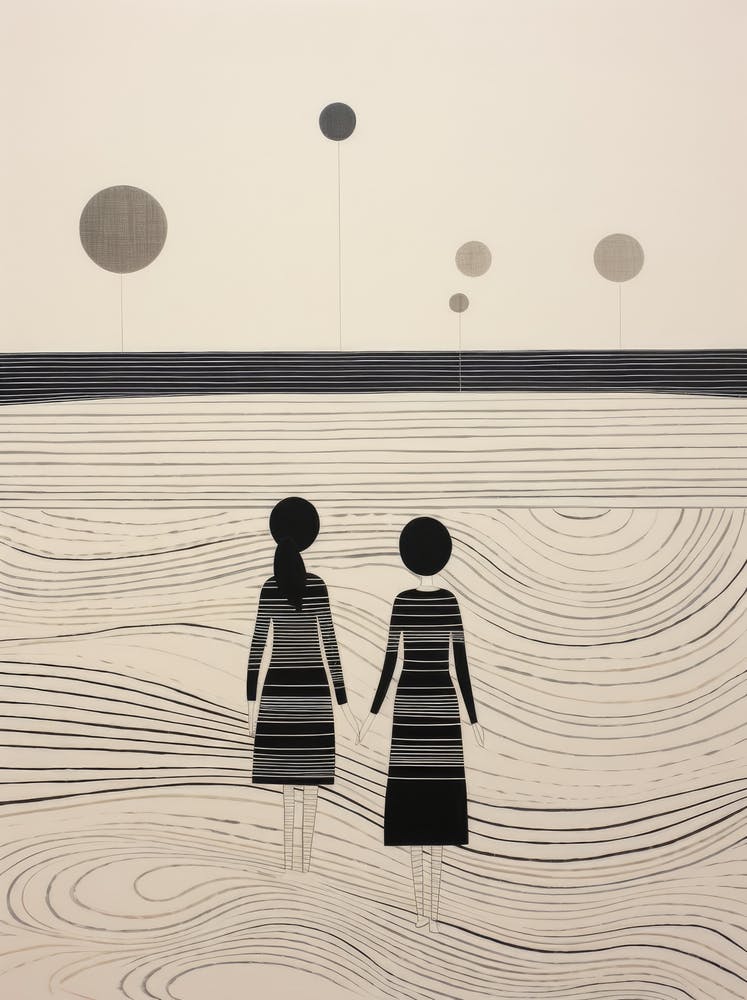 Two Women In The Water