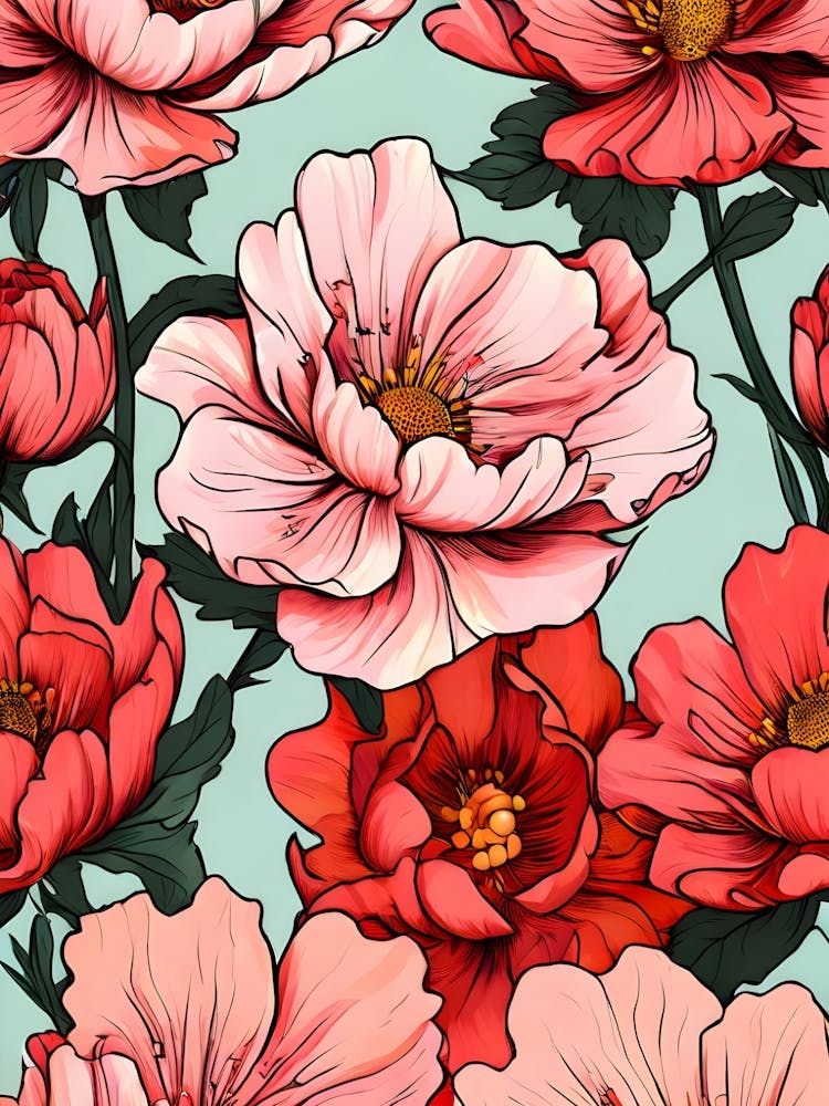 Cosmos Seamless Pattern 4