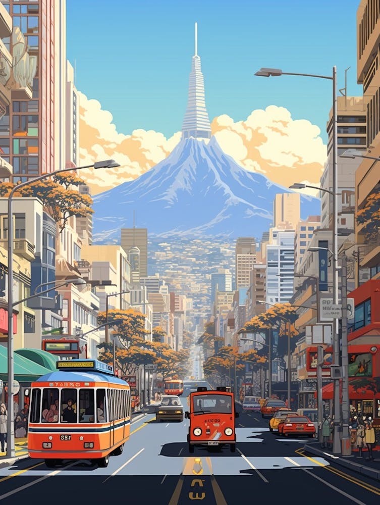 Cape Town Pixel Art 3