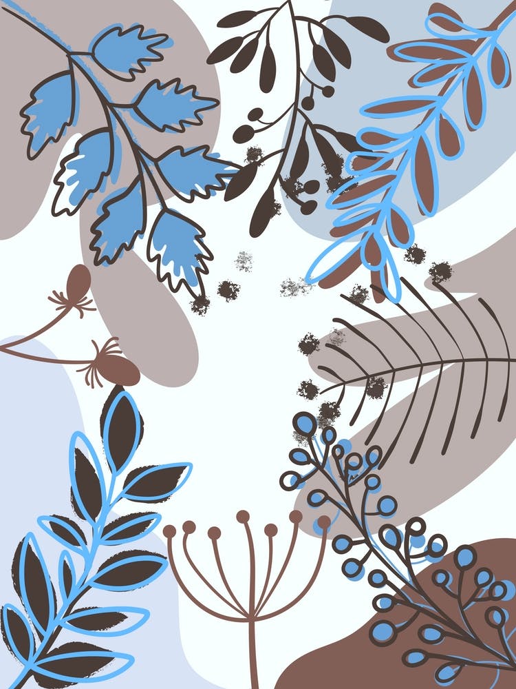 Abstract Leaves 13