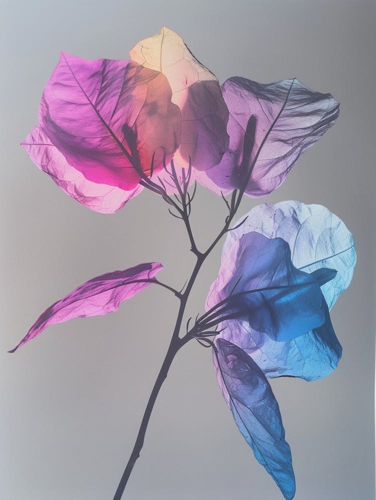 Irisierende Bougainvillea-Blume 1