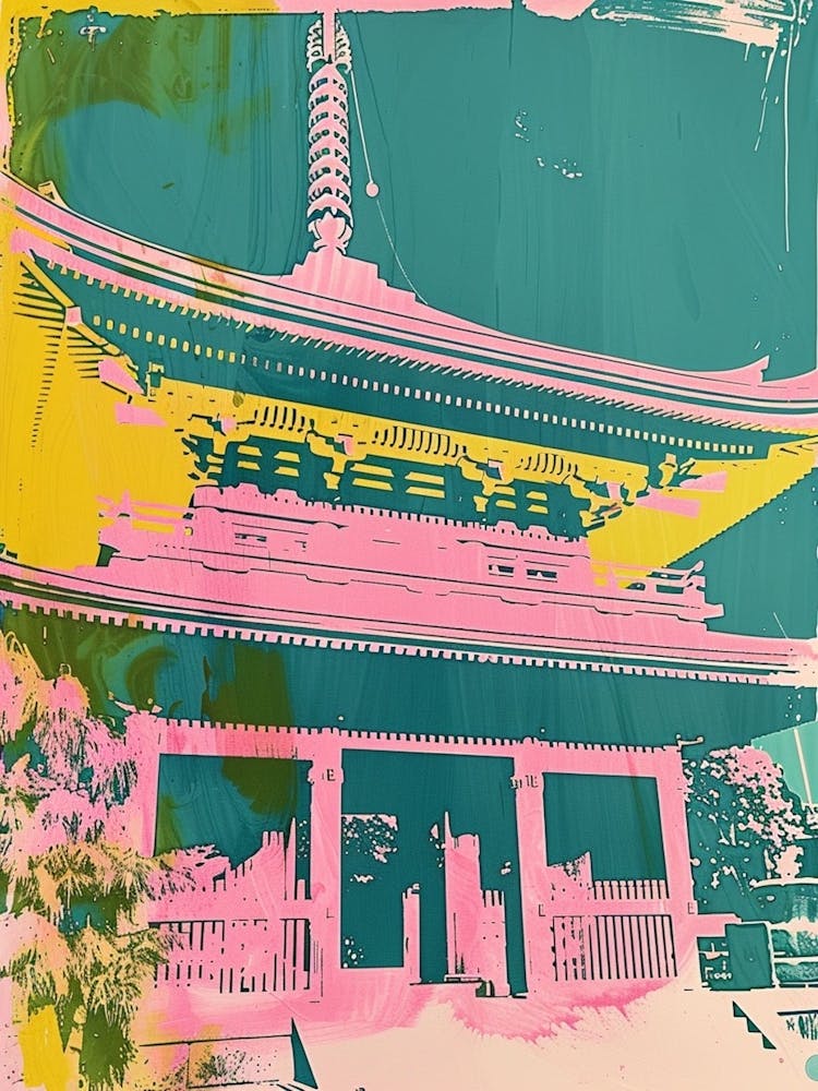 Senso Ji In Tokyo Duotone Silkscreen 3
