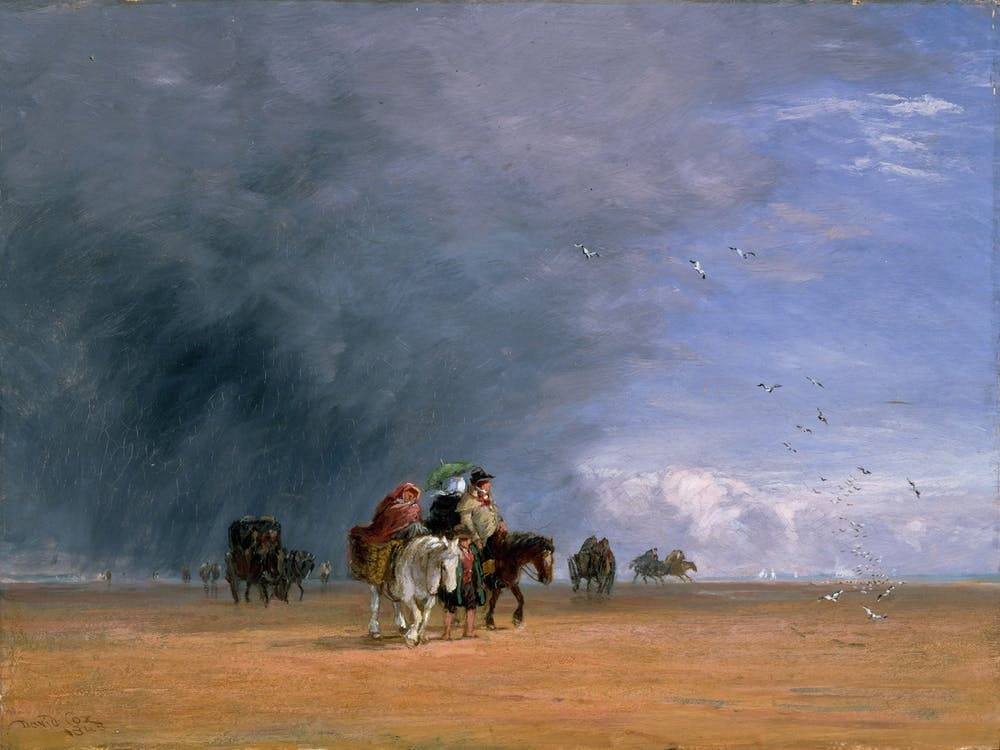 Crossing The Sands (1848), David Cox