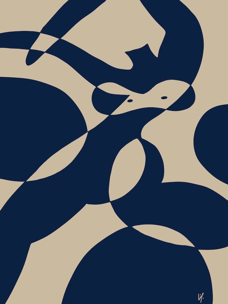 Dancer In Navy