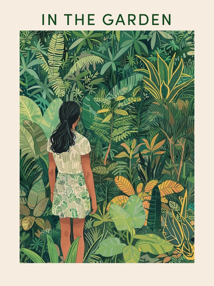 In The Garden Poster Green 11