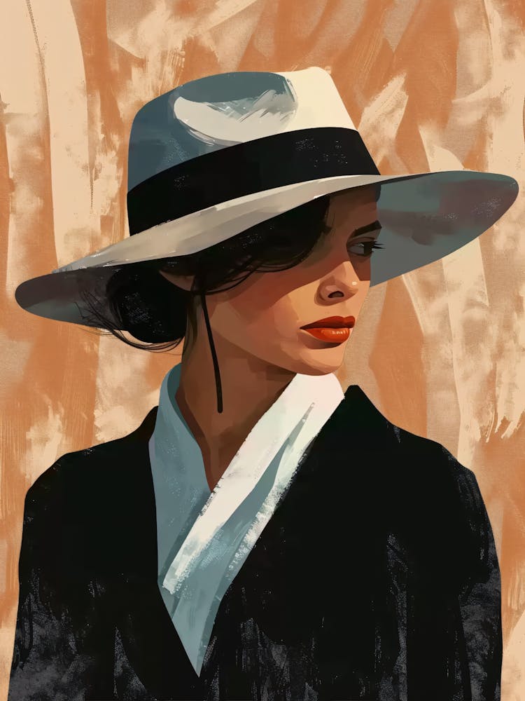 Woman In A Hat 15
