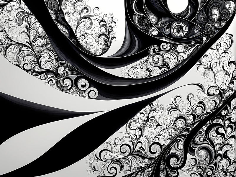 Abstract Black And White art, black and white art