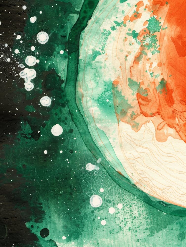 Abstract Watercolor Painting 77