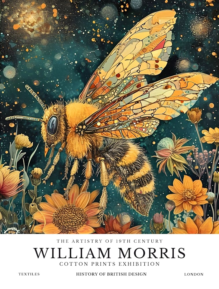 William Morris - Bees And Butterflies