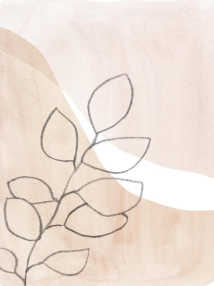 Beige Abstract Painting 1