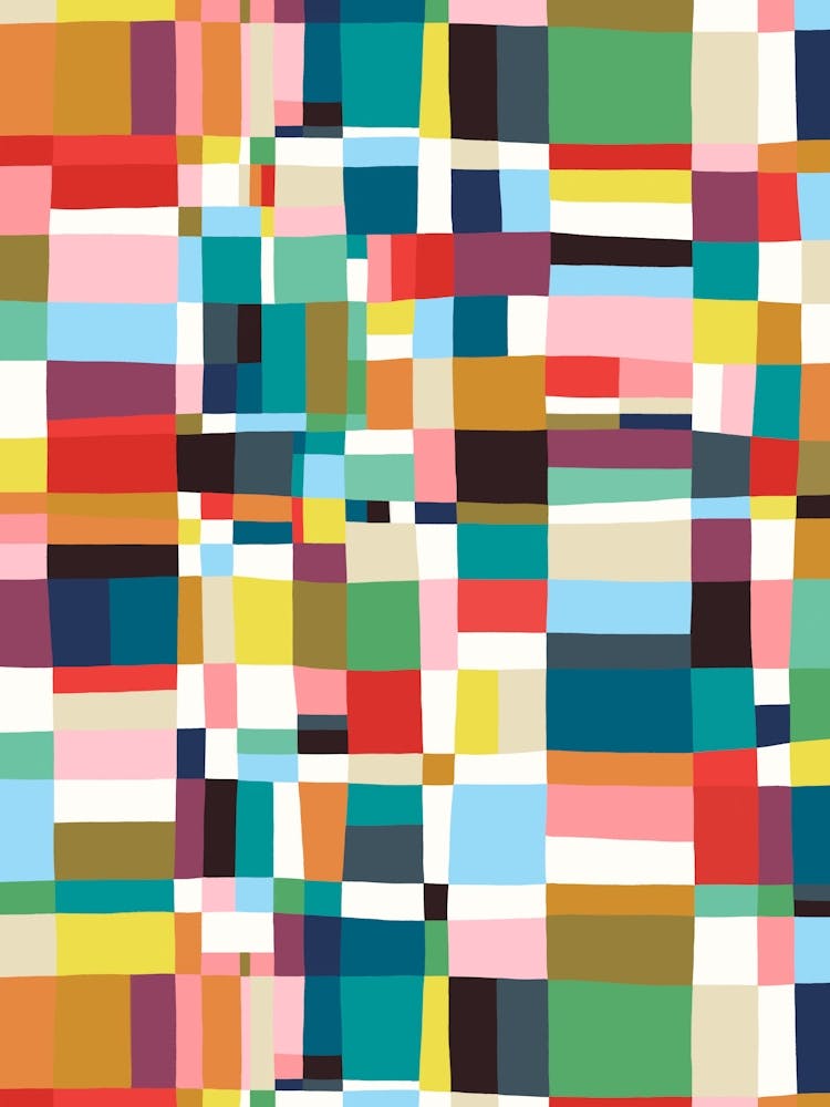 Austin Painted Abstract - Multi