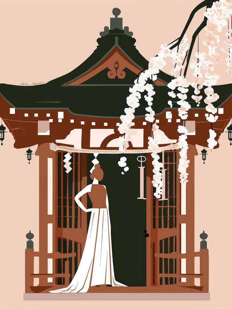 Femme Asiatique En Kimono