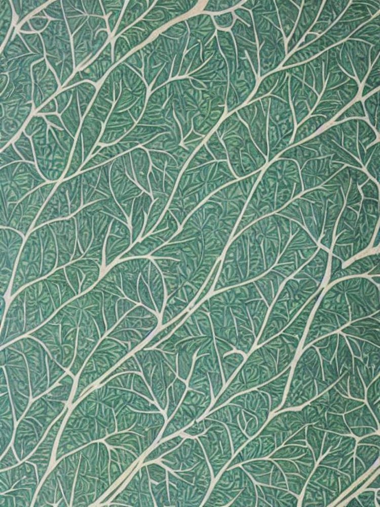 Paperbark Maple 2 tree Vintage Botanical