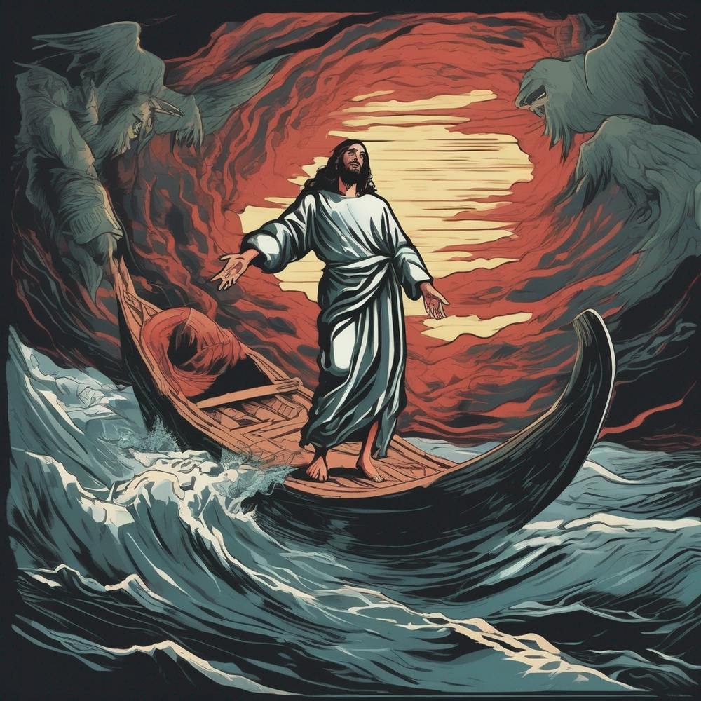 Jesus In The Boat