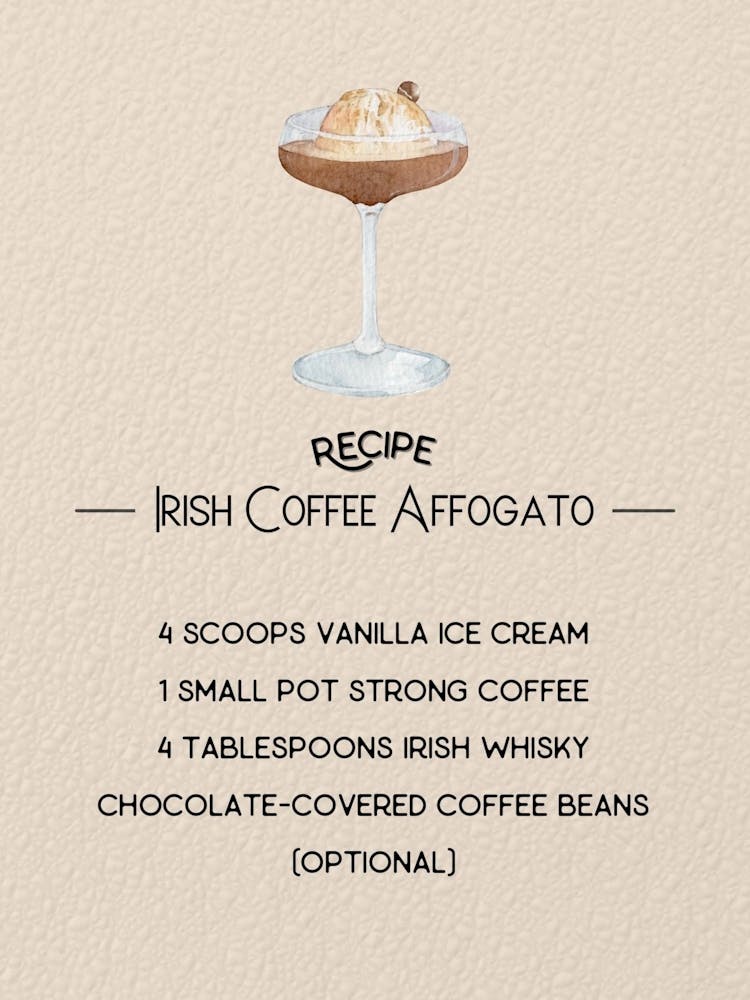 Irish Coffee Afogato