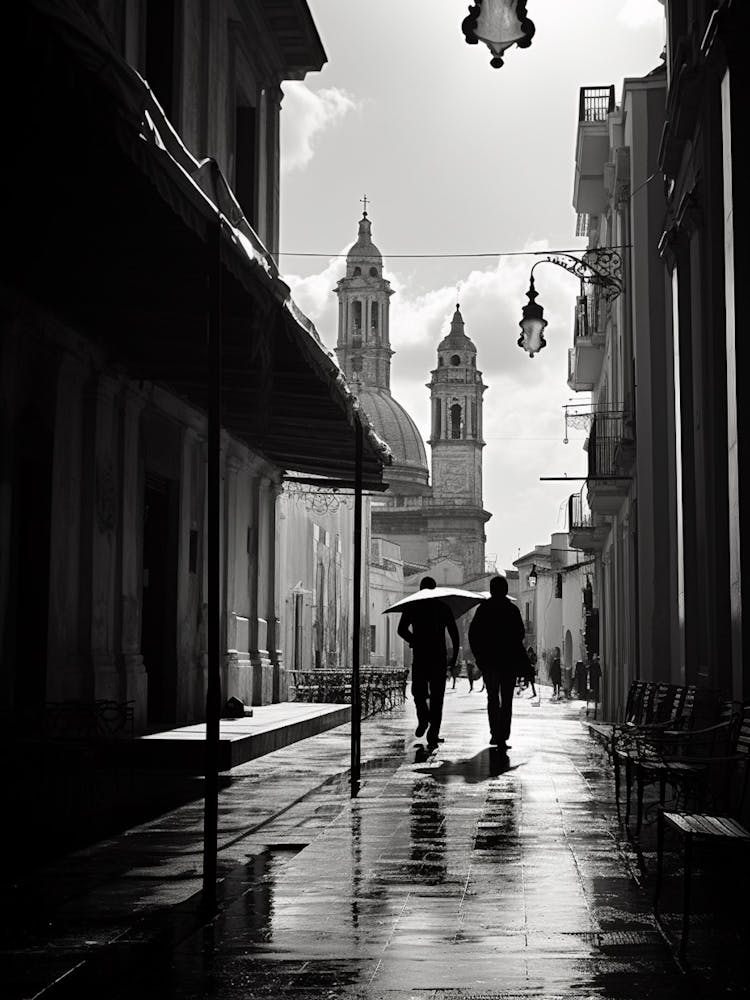Catania, Italien, Schwarz-Weiß Analogfotografie 3