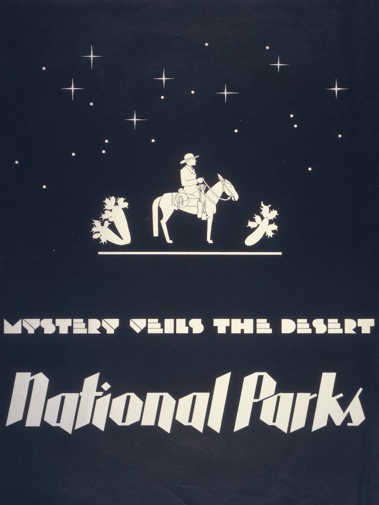 National Parks 1930s Vintage Poster