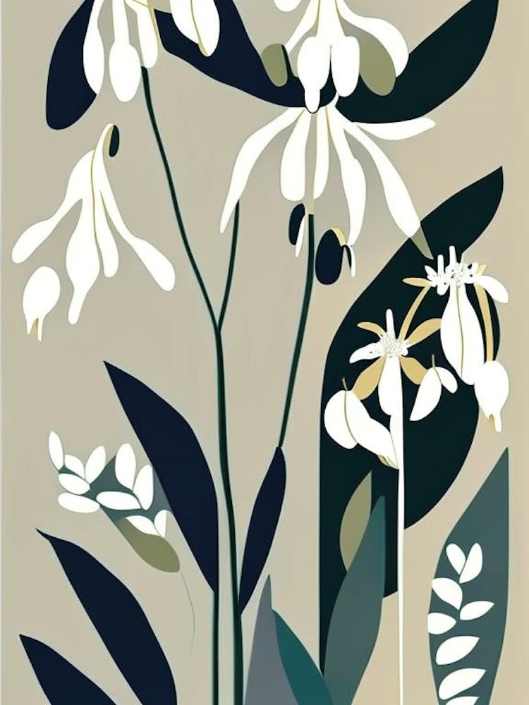 Solomon's Seal Wildflower Modern Muted Colours 2
